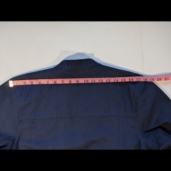 Akashi Kama Noragi Jacket Unisex Navy Blue Japanese Cotton MEDIUM Made In USA - Picture 11 of 12